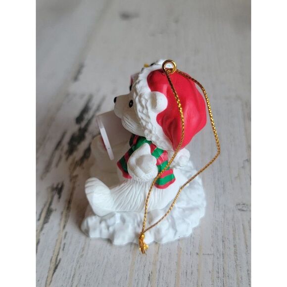 Santa's best let's sing cherry chorus ornament Xmas polar bear penguin - Picture 3 of 6